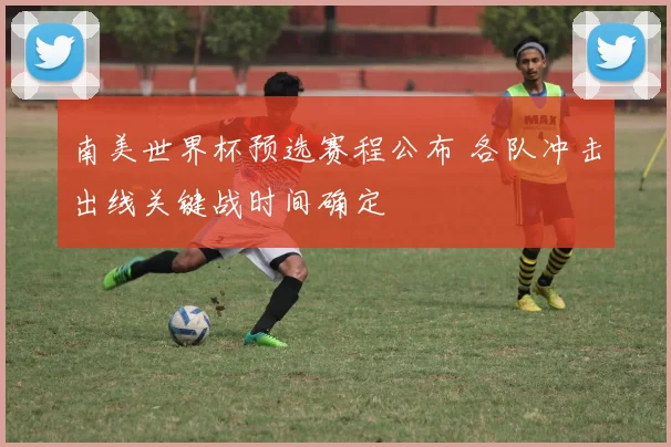 南美世界杯预选赛程公布 各队冲击出线关键战时间确定